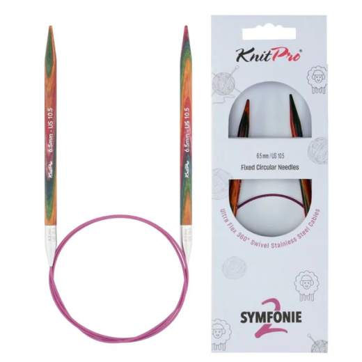 KnitPro Symfonie 2 Rundstricknadel 6,50 mm - 120 cm