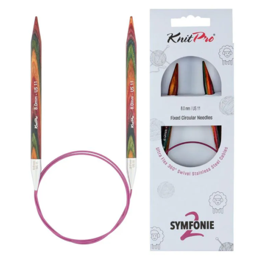 KnitPro Symfonie 2 Rundstricknadel 8,00 mm - 120 cm