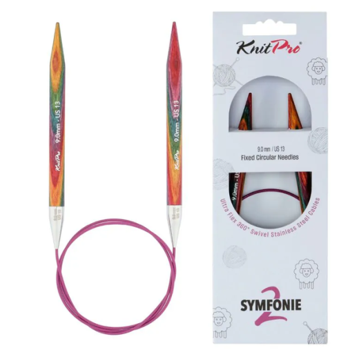 KnitPro Symfonie 2 Rundstricknadel 9,00 mm - 120 cm