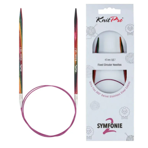 KnitPro Symfonie 2 Rundstricknadel 4,50 mm - 150 cm