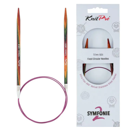 KnitPro Symfonie 2 Rundstricknadel 5,00 mm - 150 cm