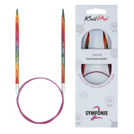 KnitPro Symfonie 2 Rundstricknadel 5,50 mm - 150 cm