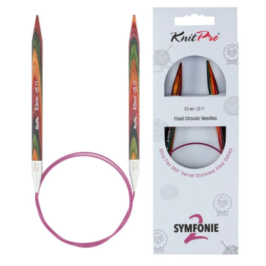 KnitPro Symfonie 2 Rundstricknadel 8,00 mm - 150 cm