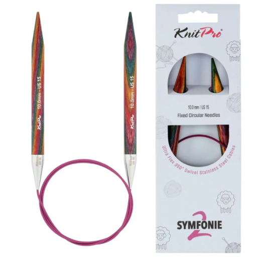 KnitPro Symfonie 2 Rundstricknadel 10,00 mm - 150 cm