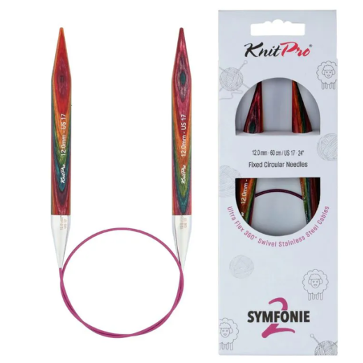 KnitPro Symfonie 2 Rundstricknadel 12,00 mm - 150 cm