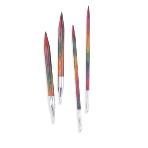 KnitPro Symfonie 2 austauschbare Rundstricknadelspitzen 15,00 mm - 13 cm