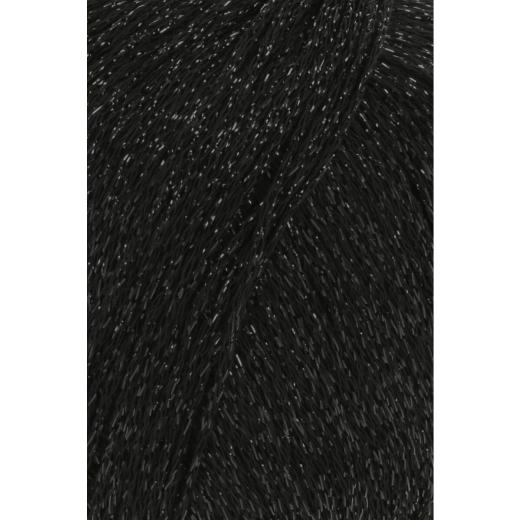 Lang Yarns Lamé Soft - Glitzergarn & Beilaufgarn - schwarz (0004)