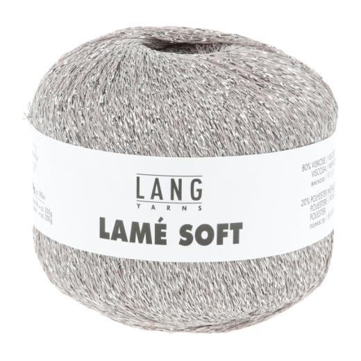 Lang Yarns Lamé Soft - Glitzergarn & Beilaufgarn - silber (0023)