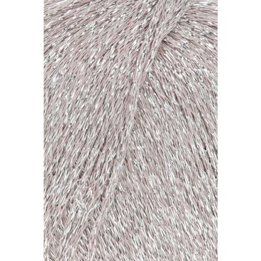 Lang Yarns Lamé Soft - Glitzergarn & Beilaufgarn - silber (0023)