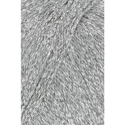 Lang Yarns Lamé Soft - Glitzergarn & Beilaufgarn - grau (0024)