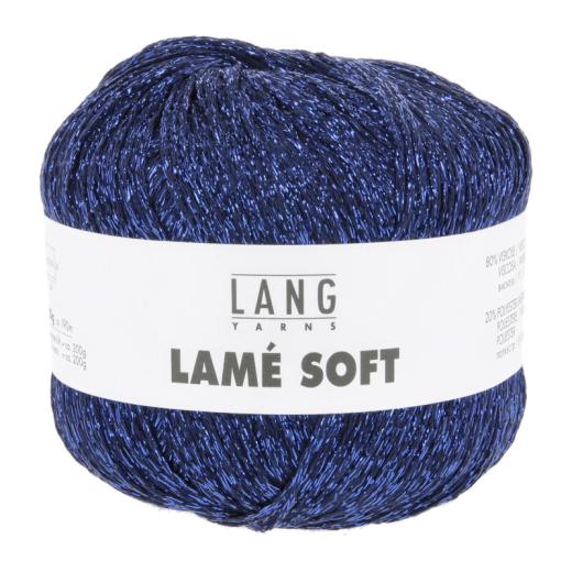 Lang Yarns Lamé Soft - Glitzergarn & Beilaufgarn - navy (0025)