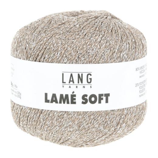 Lang Yarns Lamé Soft - Glitzergarn & Beilaufgarn - beige (0026)