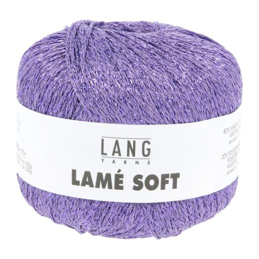 Lang Yarns Lamé Soft - Glitzergarn & Beilaufgarn - lila (0046)