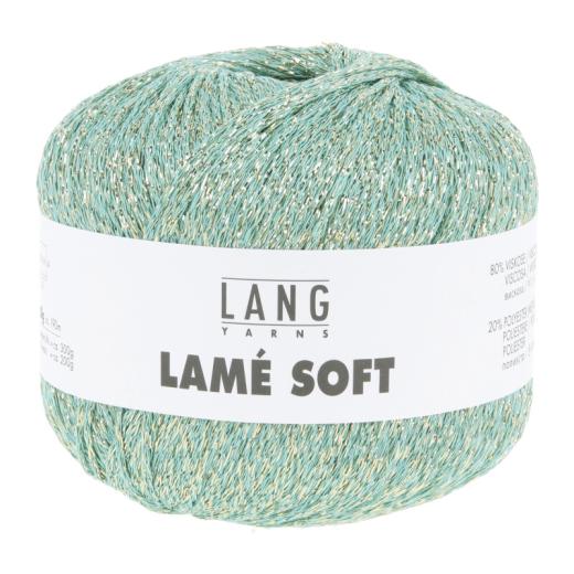 Lang Yarns Lamé Soft - Glitzergarn & Beilaufgarn - mint (0058)