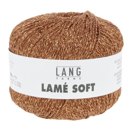 Lang Yarns Lamé Soft - Glitzergarn & Beilaufgarn - zimt (0067)