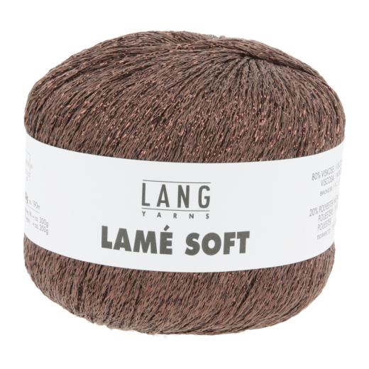 Lang Yarns Lamé Soft - Glitzergarn & Beilaufgarn - braun (0068)