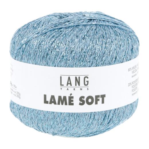 Lang Yarns Lamé Soft - Glitzergarn & Beilaufgarn - aquamarine (0072)