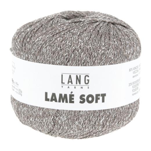 Lang Yarns Lamé Soft - Glitzergarn & Beilaufgarn - stein (0096)