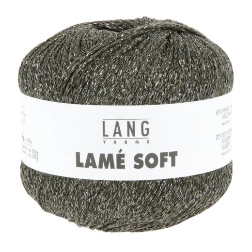 Lang Yarns Lamé Soft - Glitzergarn & Beilaufgarn - armeegrün (0099)