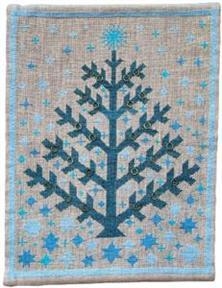 Haandarbejdets Fremme - Weihnachtsbaum blau