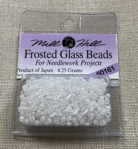 Mill Hill Seed-Frosted Beads - 60161 Crystal Ø 2,2 mm
