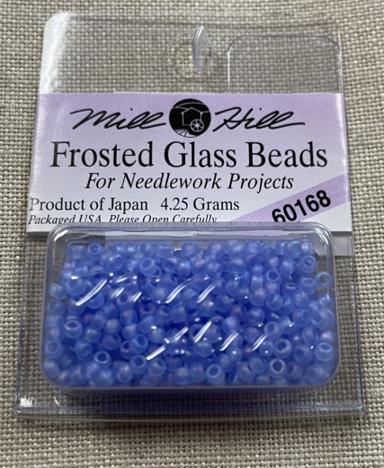 60168 Mill Hill Seed-Frosted Beads - Sapphire Ø 2,2 mm