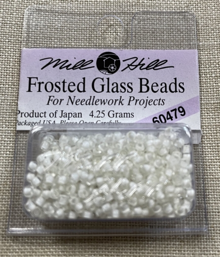 60479 Mill Hill Seed-Frosted Beads - White Ø 2,2 mm