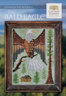 Year In The Woods 7 The Bald Eagle - Cottage Garden Samplings (Stickvorlage)