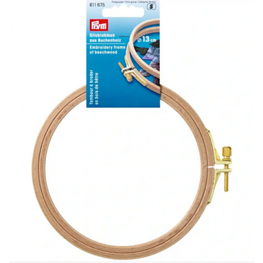 Stickrahmen (Stickring) Holz Ø 13 cm - Prym