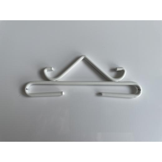 Dekobügel / Aufhängung Breite 10 cm, weiß, 1-teilig (Ausverkauf Restbestand)