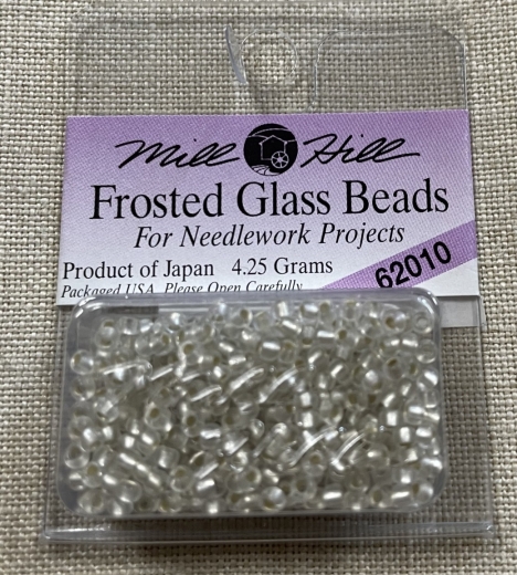 Mill Hill Seed-Frosted Beads 62010 Ice Ø 2,2 mm