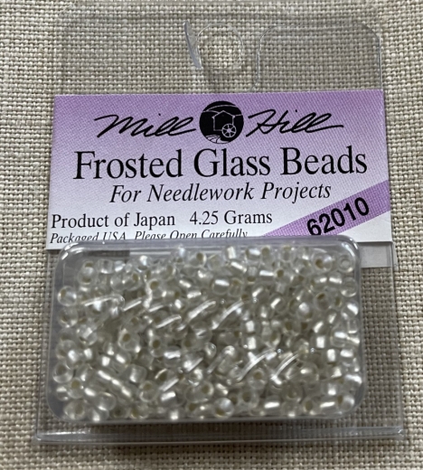 Mill Hill Seed-Frosted Beads - 62010 Ice Ø 2,2 mm
