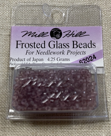 Mill Hill Seed-Frosted Beads - 62024 Heather Mauve Ø 2,2 mm