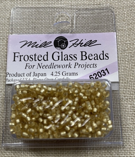 62031 Mill Hill Seed-Frosted Beads - Gold Ø 2,2 mm