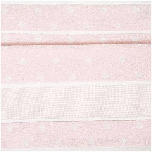 Gästetuch Rico Design - rosa mit Punkten 30x50 cm