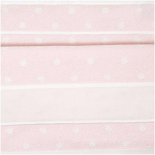 Handtuch Rico Design - rosa mit Punkten 50x100 cm