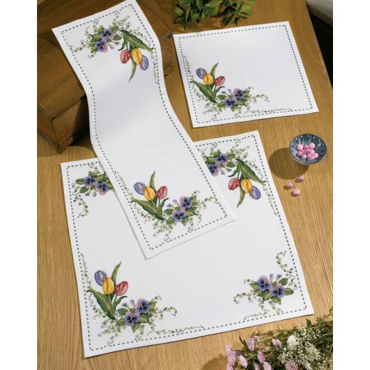 Permin - Läufer Tulpen (Stickpackung)