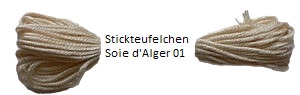 Soie dAlger Seidenstickgarn – Farbe 0001 F-Colours