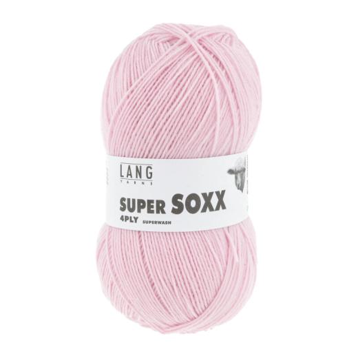 Super Soxx 4-fach Sockenwolle Lang Yarns - rosa