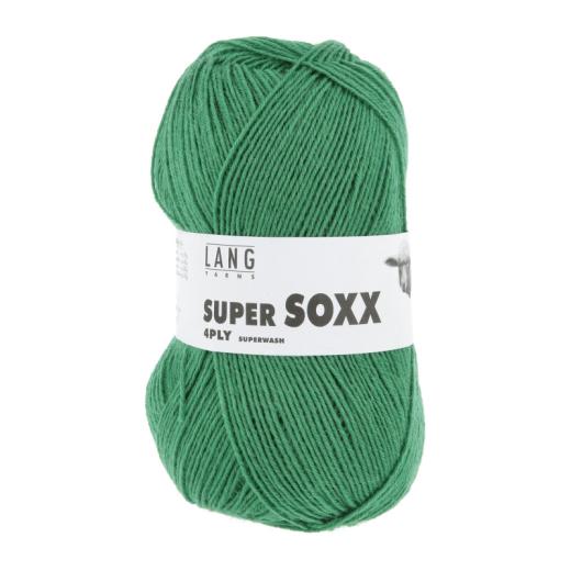 Super Soxx 4-fach Sockenwolle Lang Yarns - grün
