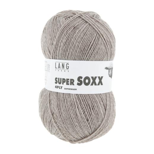 Super Soxx 4-fach Sockenwolle Lang Yarns - sand mélange