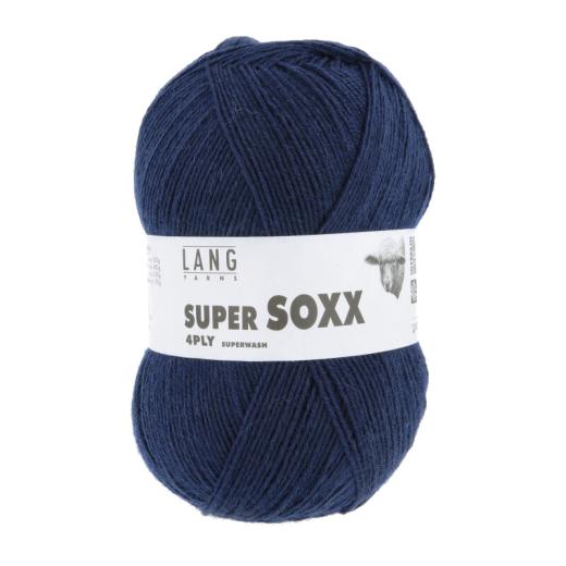 Super Soxx 4-fach Sockenwolle Lang Yarns - navy
