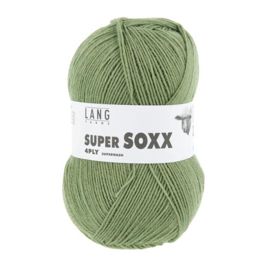Super Soxx 4-fach Sockenwolle Lang Yarns - olive