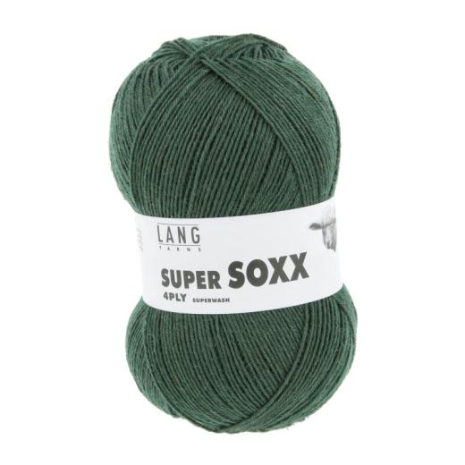 LANG YARNS Super Soxx 4-fach Sockenwolle - flaschengrün (0218)