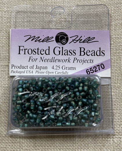 65270 Mill Hill Seed-Frosted Beads - Bottle Green Ø 2,2 mm