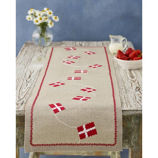 Stickpackung Permin - Läufer Geburtstag Dänemark