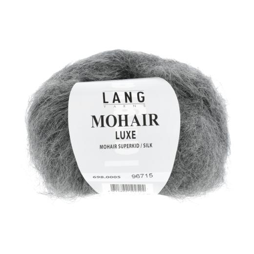 Lang Yarns Mohair Luxe - grau melange (0005)