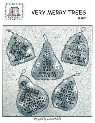 Stickvorlage Rosewood Manor Designs - Very Merry Trees