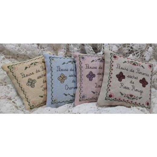 Vintage Needlearts - Flowers Of Provence Sachet Set (Ausverkauf)