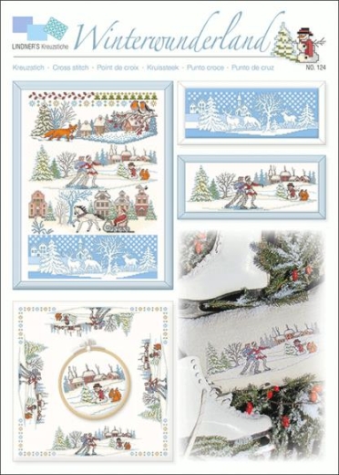 Stickvorlage Lindners Kreuzstiche - Winterwunderland